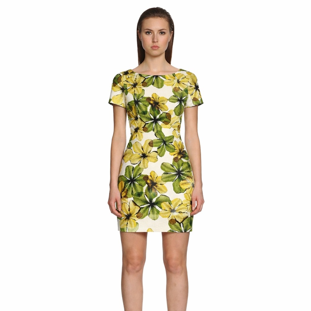 Jason Wu‎ Resort Sleeveless Yellow Floral Dress